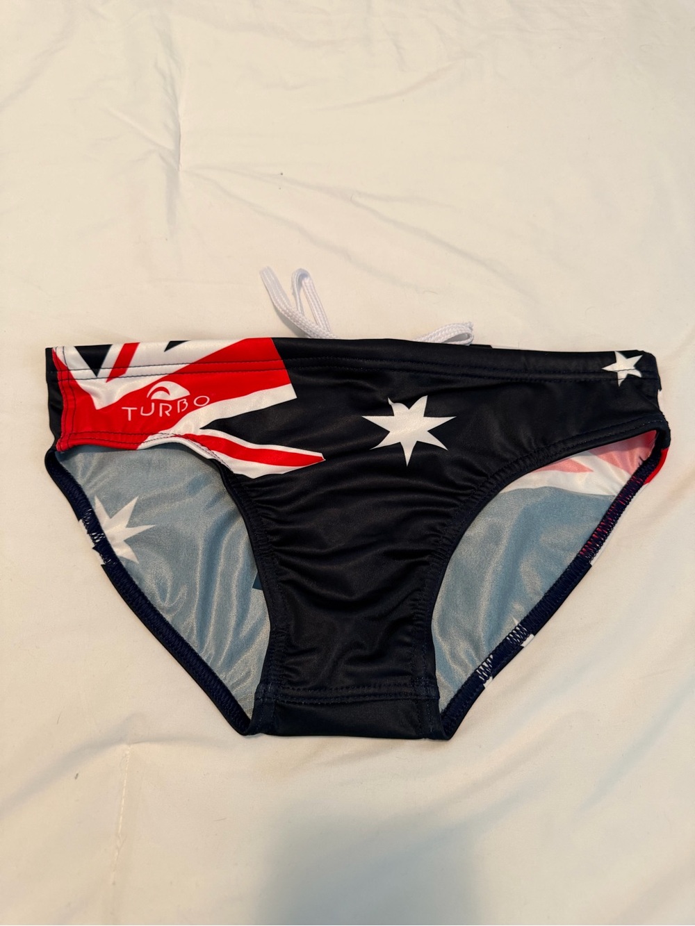 Men's 34” Team Australia Flag Turbo Swim Brief